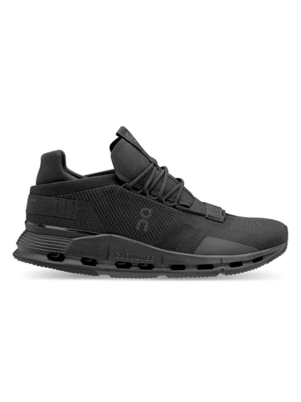 On Running Oncloud Cloudnova Lace Up Low Top Black Eclipse Sneaker Shoes Sz M8.5